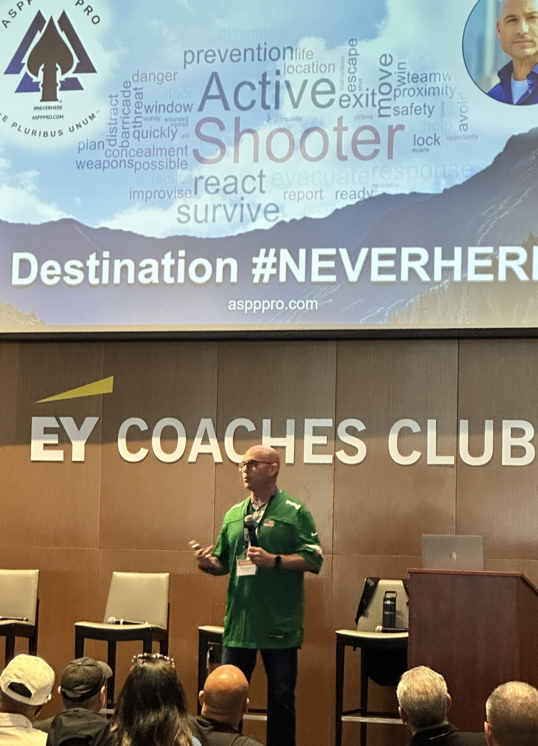Chris Grollnek’s keynote introduced the P.R.O. Model a national standard in the making for active shooter prevention that focuses on Prevention, Response, and Options