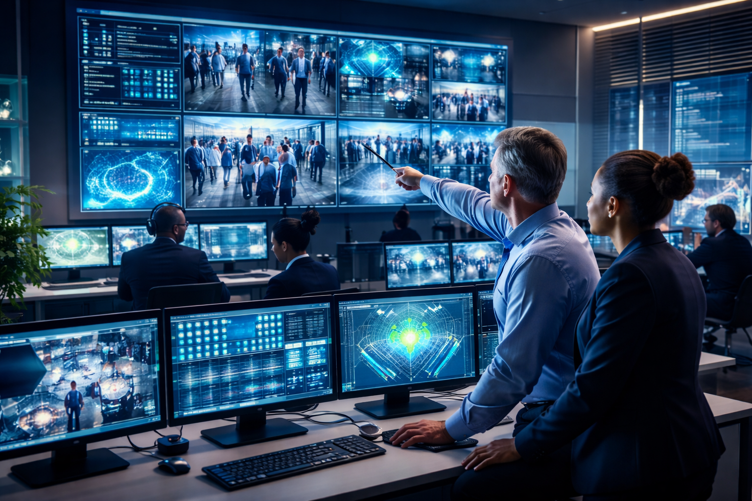 Professionals conducting a safety and risk assessment using advanced monitoring technology as part of an organizational prevention and preparedness strategy. Proactive Prevention Is No Longer Optional