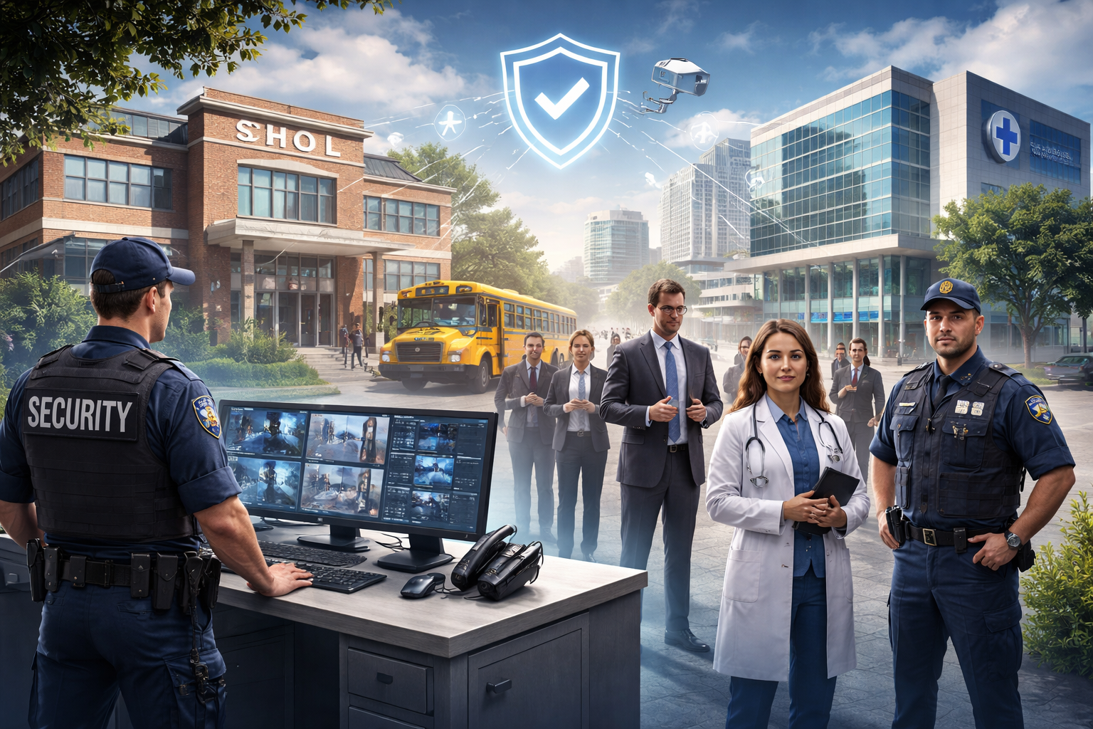 Active shooter prevention strategy showing layered facility security planning and prevention readiness based on the P.R.O. Model™ by Chris Grollnek, active shooter prevention expert and architect of the national standard for active shooter prevention.