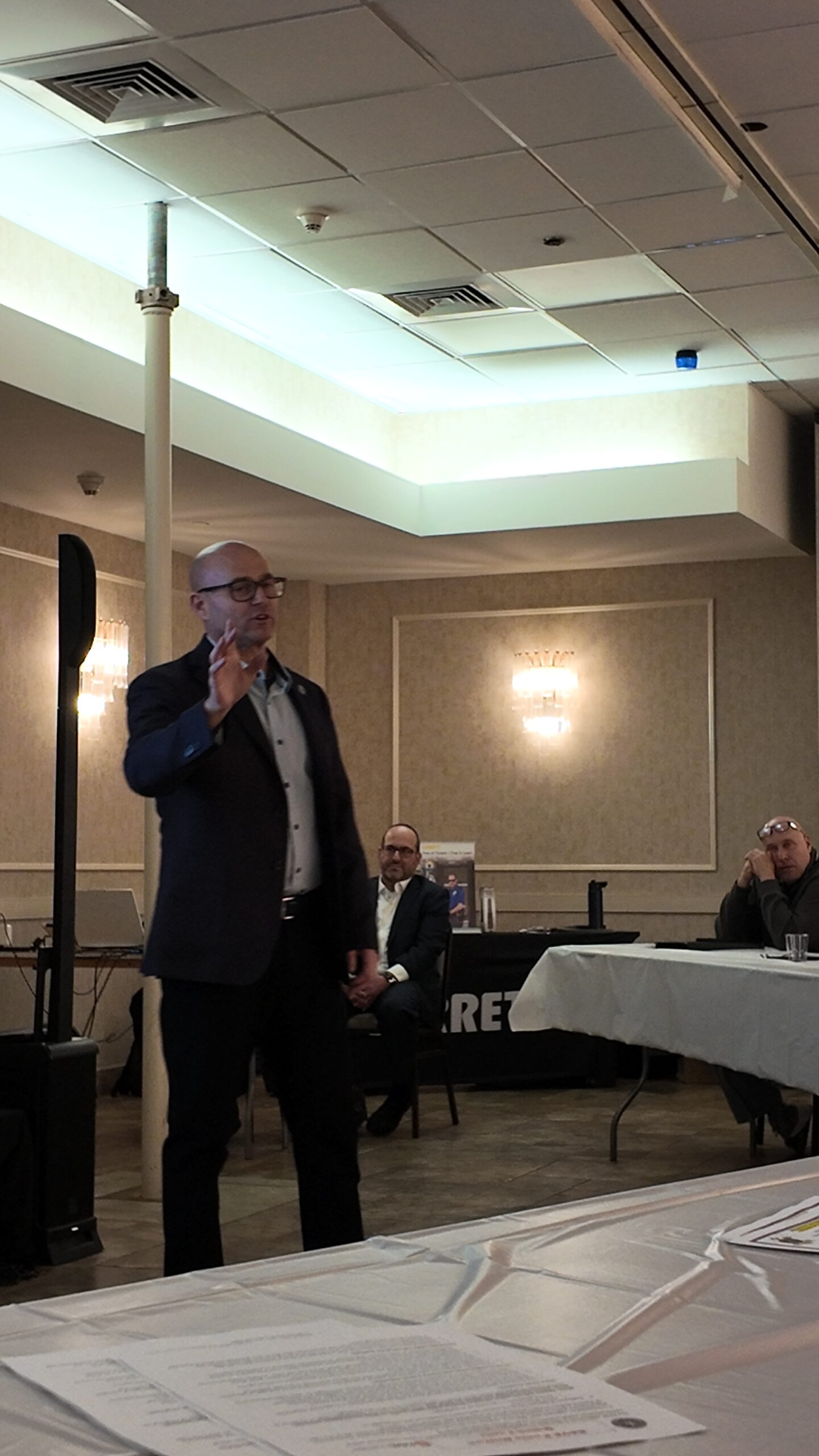 Chris Grollnek active shooter prevention expert delivering corporate executive briefing on the PRO Model™