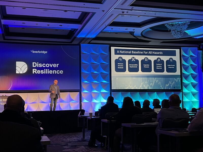Chris Grollnek presenting A National Baseline For All Hazards at Everbridge Discover Resilience 2026 Chicago