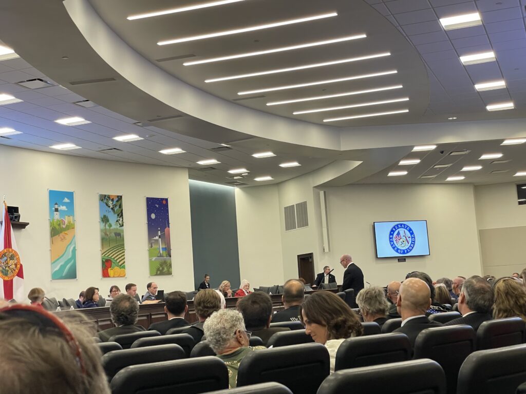 Chris Grollnek, founder of the Active Shooter Prevention Project, testifying before the Florida Senate representing the families of the Marjory Stoneman Douglas High School shooting victims